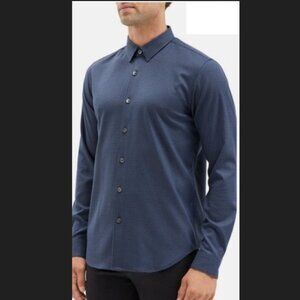 Theory Rammy Gingham Flannel Button Down Cotton Shirt XXL